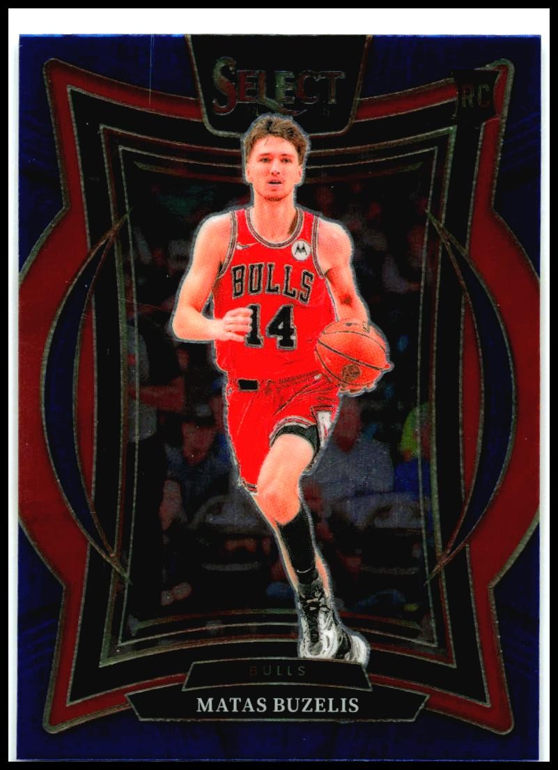 2024-25 Panini Select Blue #70 Matas Buzelis Rookie Chicago Bulls