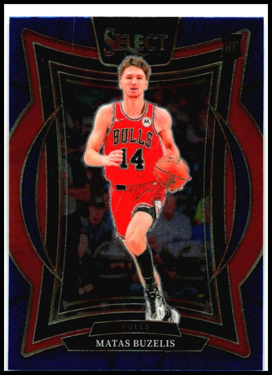 2024-25 Panini Select Blue #70 Matas Buzelis Rookie Chicago Bulls