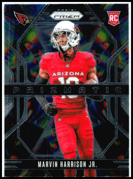 2024 Panini Prizm Prizmatic #12 Marvin Harrison Jr. Arizona Cardinals
