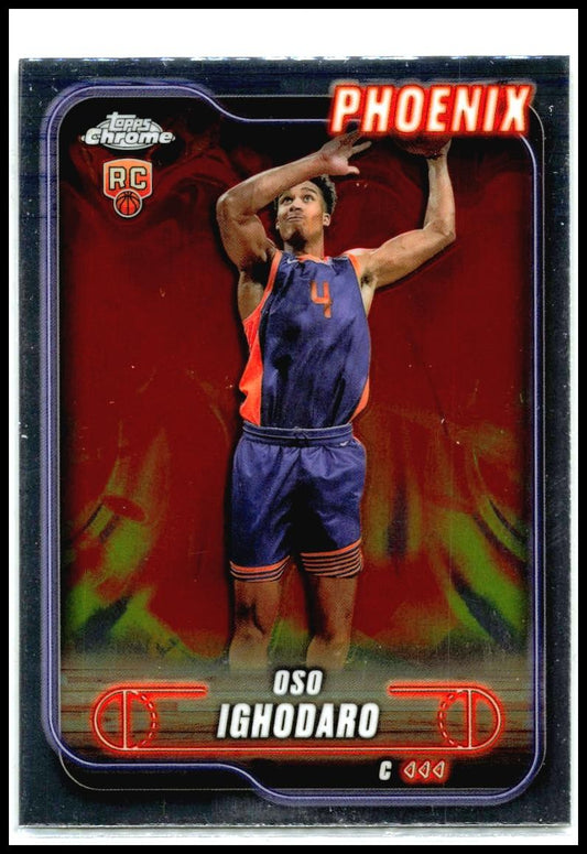 2024-25 Topps Chrome #184 Oso Ighodaro Rookie Phoenix Suns