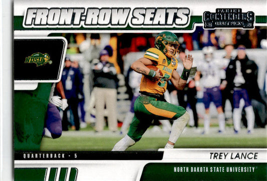 2021 Panini Contenders Draft Picks Front Row Seats #7 Trey Lance Dallas Cowboys