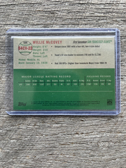 2023 Topps Chrome Platinum Anniversary City Variation 54CV-22 Willie McCovey
