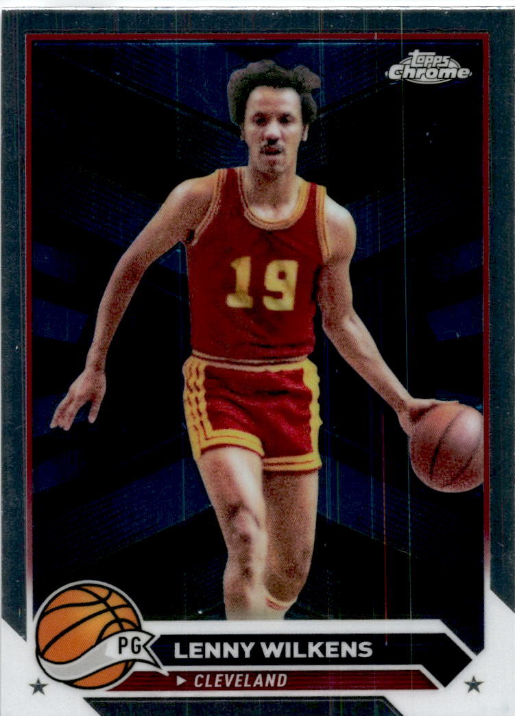 2023-24 Topps Chrome Basketball #25 Lenny Wilkens Cleveland