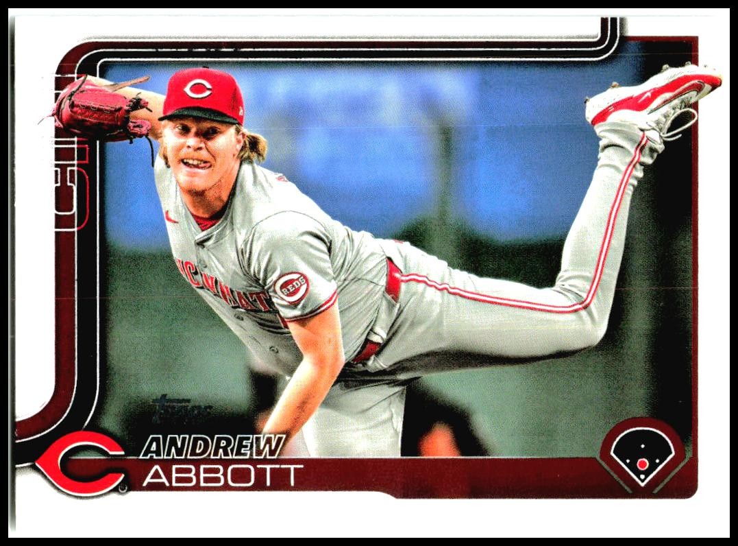 2025 Topps Spring Training #140 Andrew Abbott Cincinnati Reds
