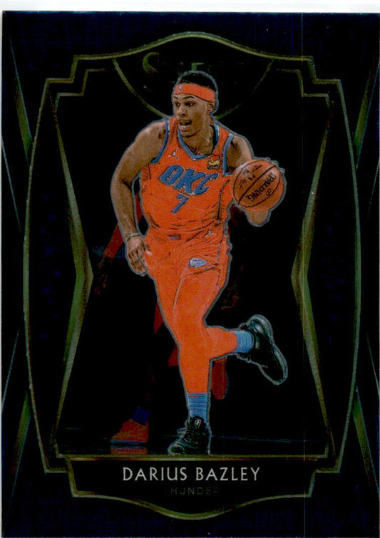 2020-21 Panini Select Blue #138 Darius Bazley Oklahoma City Thunder