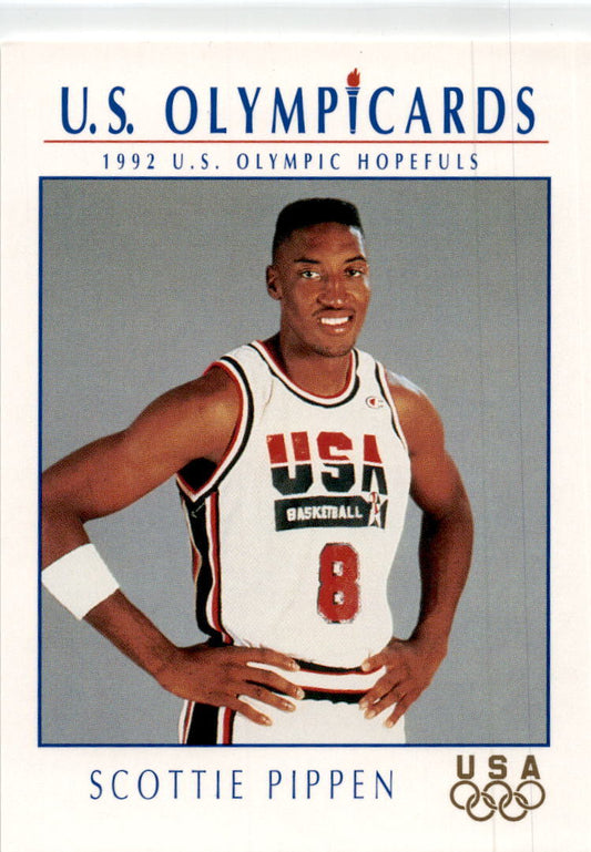 1992 Impel Olympicards: 1992 U.S. Olympic Hopefuls #15 Scottie Pippen Bulls