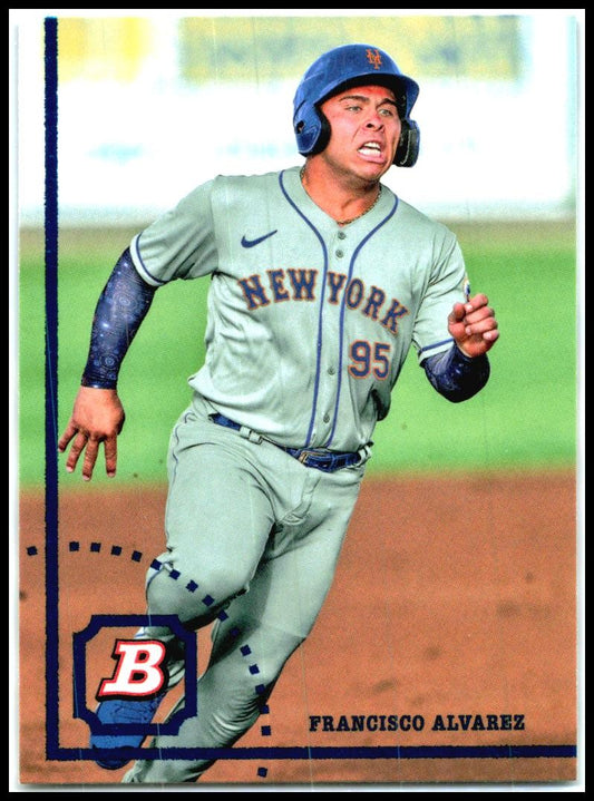 2022 Bowman Heritage Prospects #BHP-115 Francisco Alvarez New York Mets
