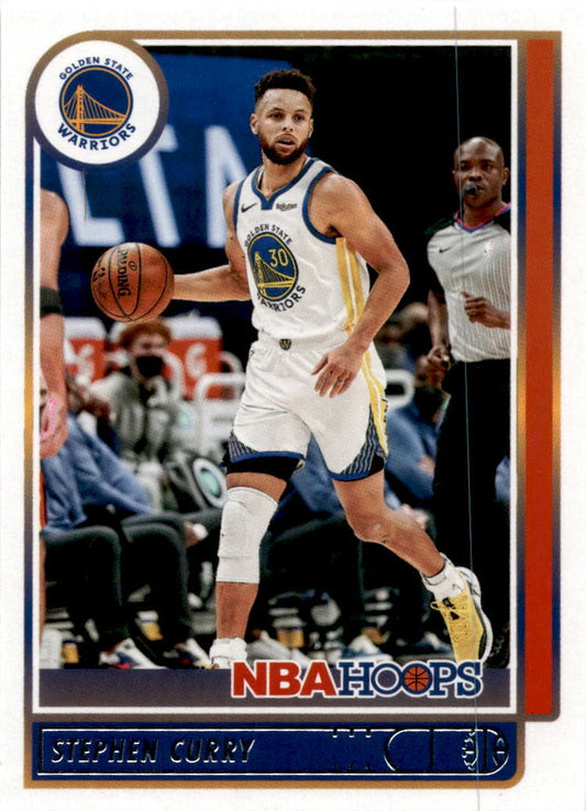 2021-22 Hoops #18 Stephen Curry Golden State Warriors
