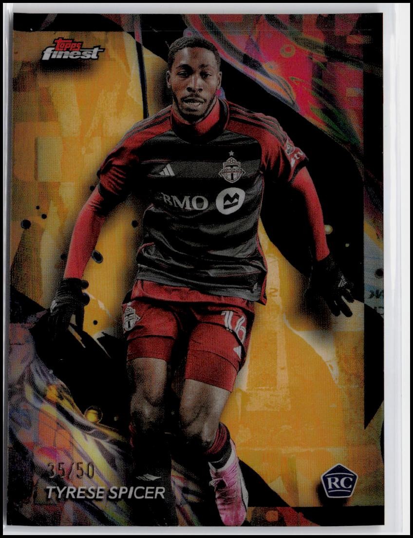2024 Finest MLS #106 Tyrese Spicer Gold Refractor #/50