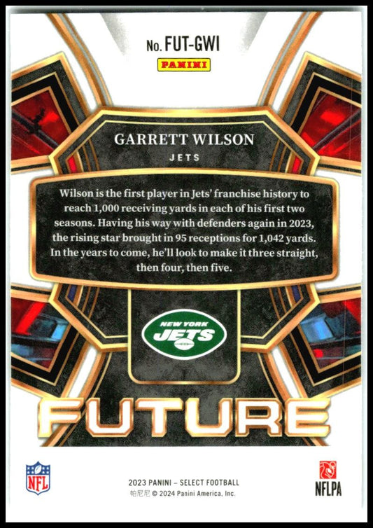 2023 Panini Select Future #FUT-GWI Garrett Wilson New York Jets