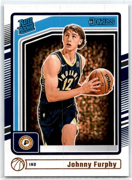 2024-25 Donruss #242 Johnny Furphy Rookie Indiana Pacers