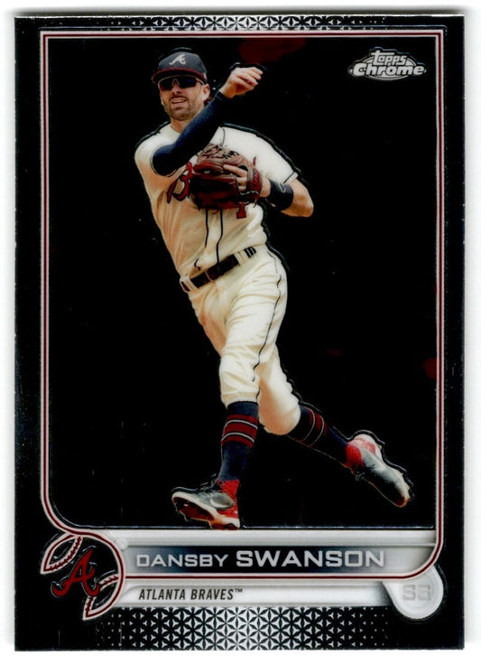 2022 Topps Chrome Dansby Swanson Atlanta Braves #46