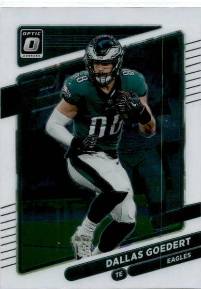 2021 Donruss Optic #8 Dallas Goedert Philadelphia Eagles