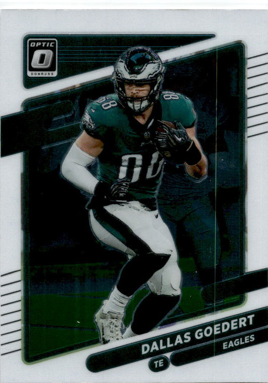 2021 Donruss Optic #8 Dallas Goedert Philadelphia Eagles