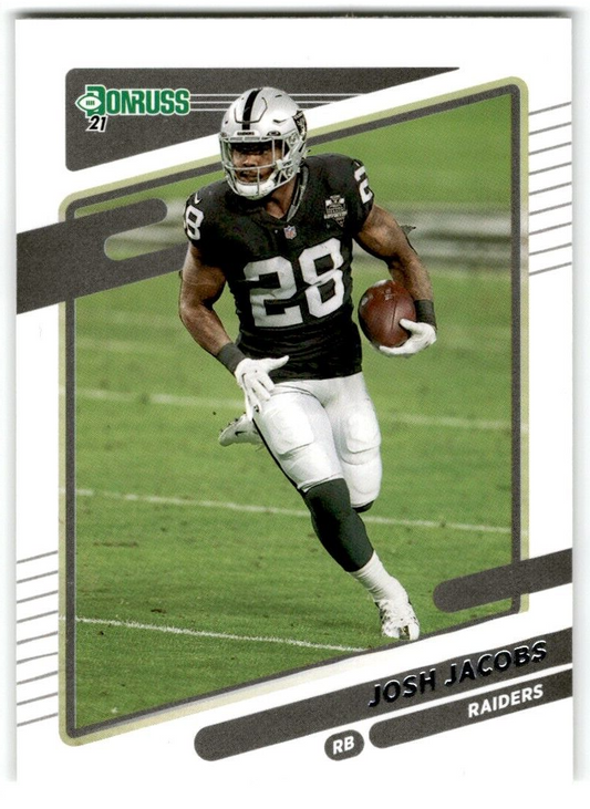 2021 Donruss Josh Jacobs Las Vegas Raiders #85