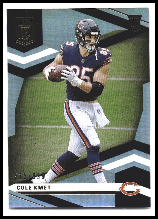 Cole Kmet #227 2020 Panini Chronicles Elite Update #/899 SN