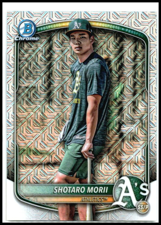 2025 Bowman Chrome Image Variation #BCP-170 Shotaro Morii Oakland Athletics