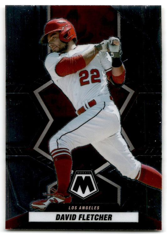 2020 Panini Mosaic David Fletcher Los Angeles Angels #110