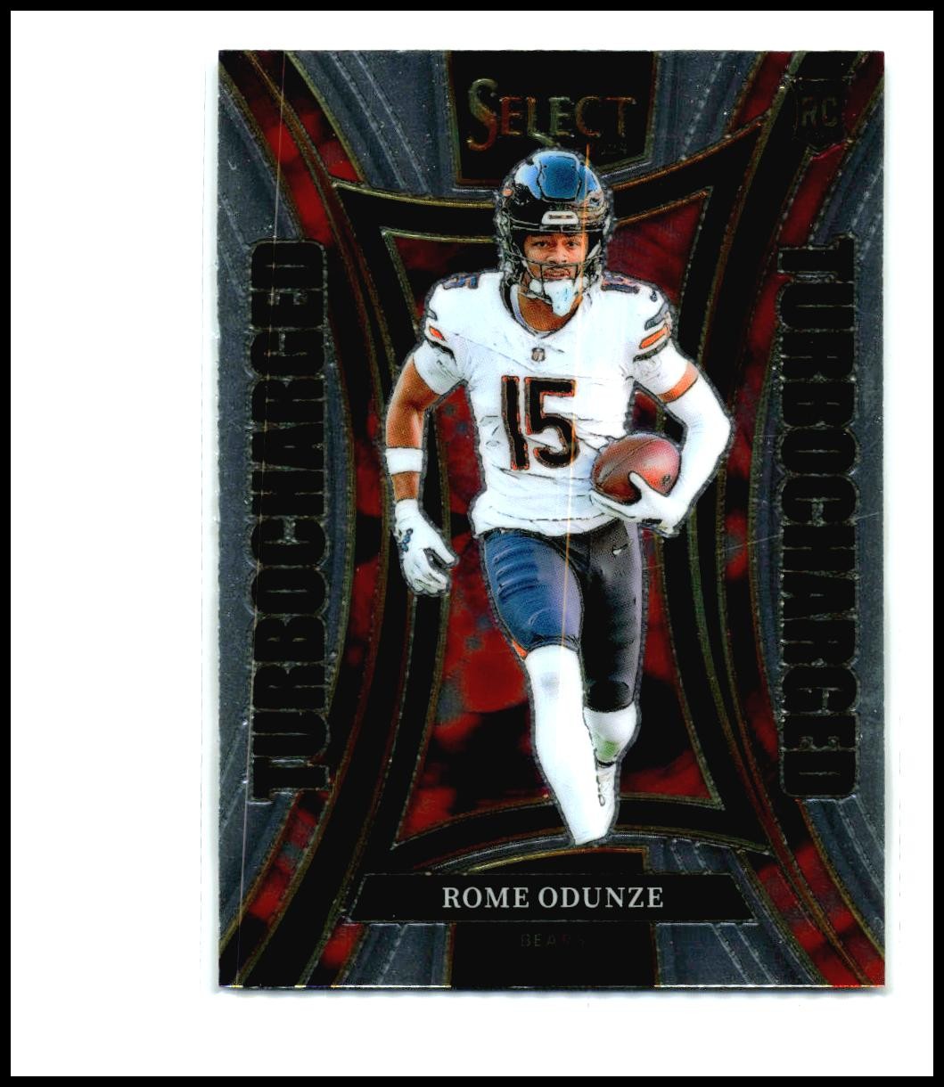 2024 Panini Select Turbocharged #22 Rome Odunze Chicago Bears