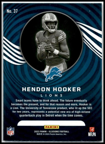 2023 Panini Illusions Retail #37 Hendon Hooker Rookie Detroit Lions