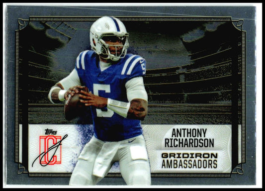2024 Topps Signature Class Gridiron Ambassadors #GA-16 Anthony Richardson Colts