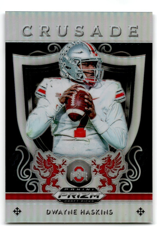 2019 Prizm Crusade Draft Picks Silver Dwayne Haskins Ohio State Buckeyes #13