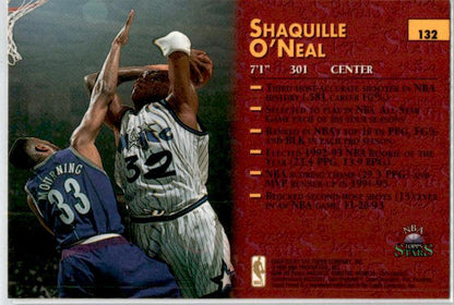 1996-97 Topps Stars Finest #132 Shaquille O'Neal Orlando Magic