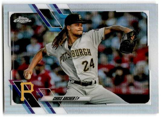 2021 Topps Chrome Refractor Chris Archer Pittsburgh Pirates #188