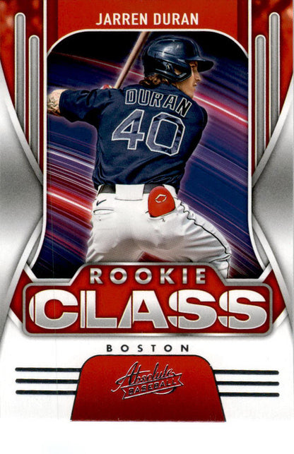 2022 Panini Absolute Rookie Class Retail #RC-2 Jarren Duran Boston Red Sox