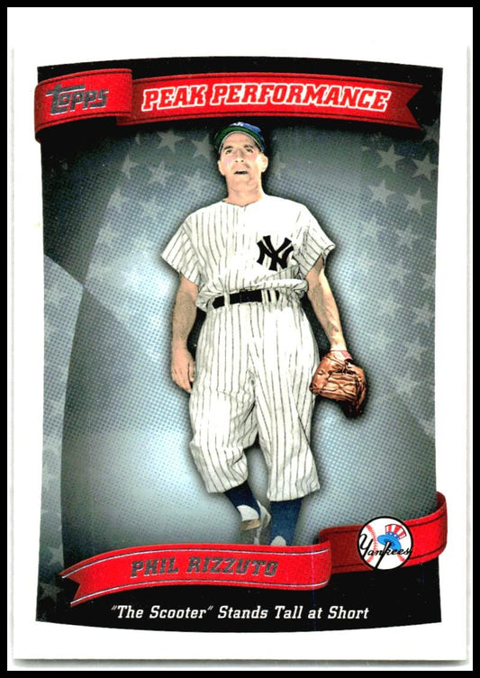 2010 Topps Peak Performance #PP-88 Phil Rizzuto New York Yankees
