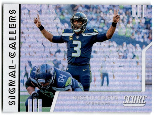 2019 Score Signal-Callers Russell Wilson Seattle Seahawks #SC-27