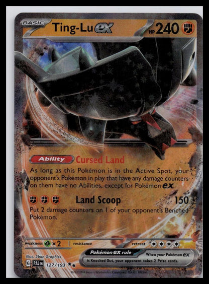 SV02: Paldea Evolved #127/193 Ting-Lu ex