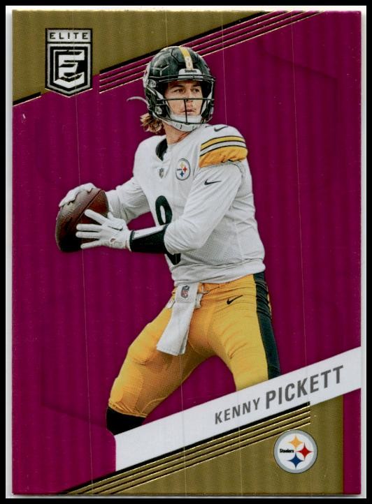 2023 Donruss Elite Pink #65 Kenny Pickett Pittsburgh Steelers