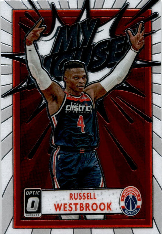 2020 Donruss Optic My House #14 Russell Westbrook Washington Wizards
