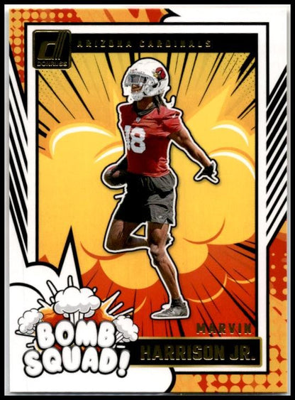2024 Donruss Bomb Squad #31 Marvin Harrison Jr. Arizona Cardinals