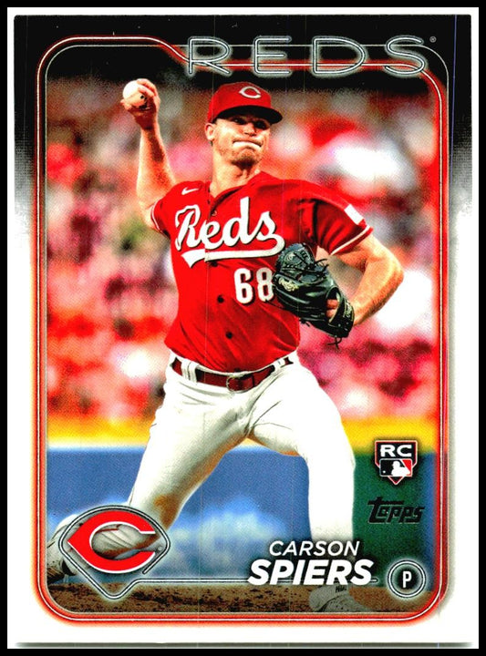 2024 Topps #365 Carson Spiers Rookie Cincinnati Reds
