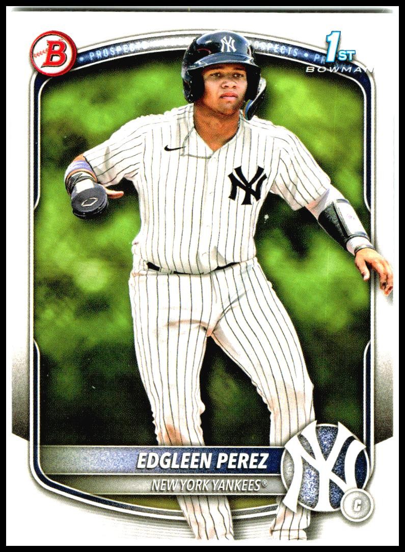 2025 Bowman Prospects #BP-80 Edgleen Perez New York Yankees