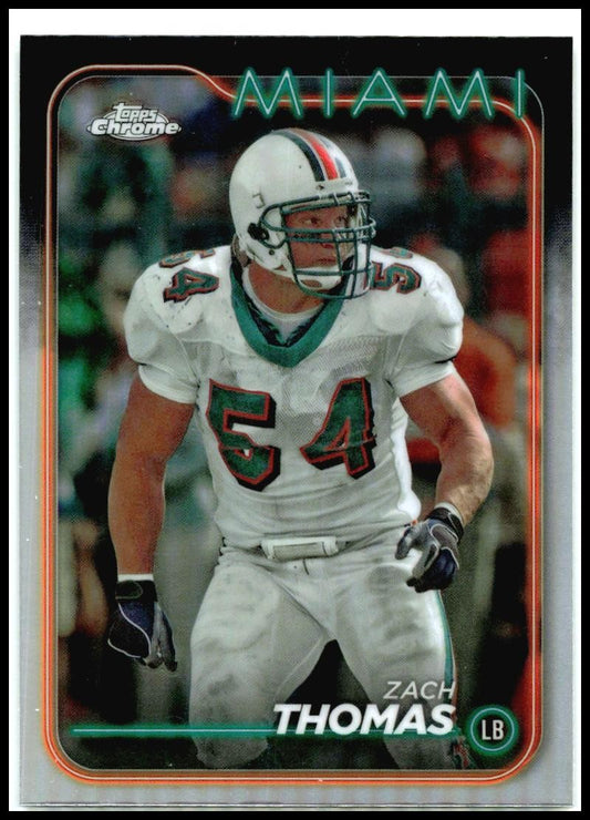 2024 Topps Chrome #109 Zach Thomas Miami Dolphins