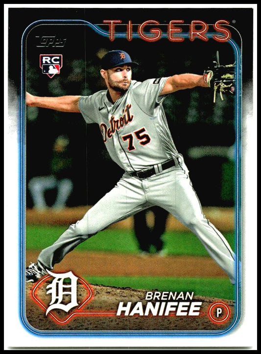 2024 Topps #369 Brenan Hanifee Rookie Detroit Tigers