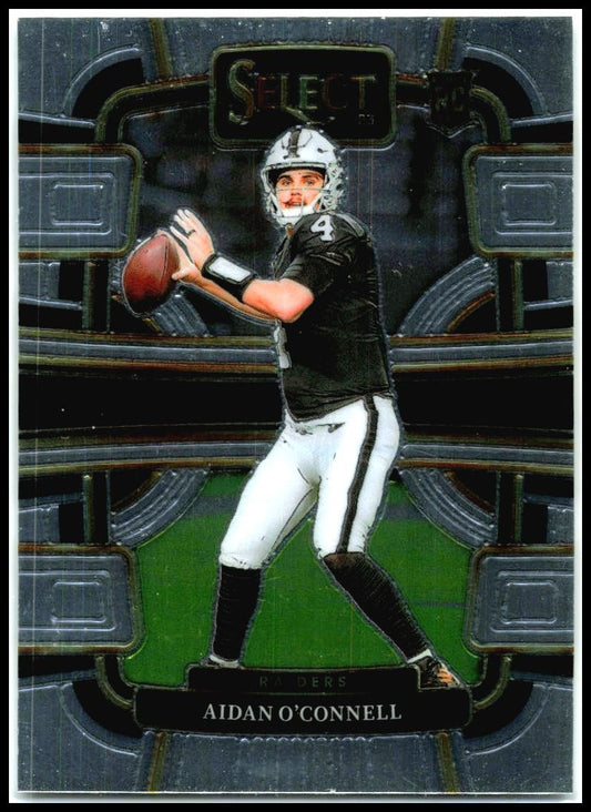 2023 Panini Select #58 Aidan O'Connell Rookie Las Vegas Raiders