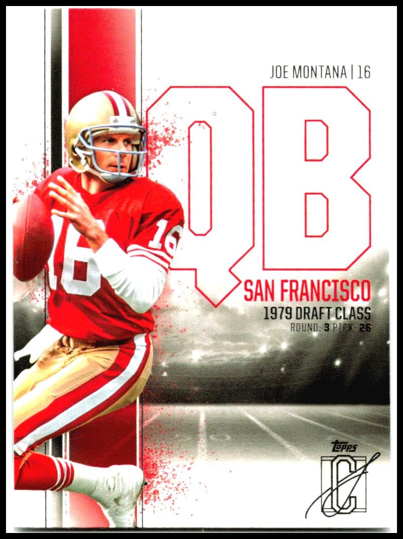 2024 Topps Signature Class #54 Joe Montana San Francisco 49ers