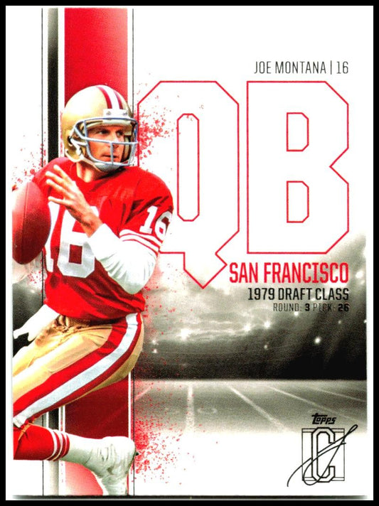 2024 Topps Signature Class #54 Joe Montana San Francisco 49ers