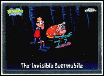 2025 Topps Chrome Spongebob Squarepants #165 The Invisible Boatmobile