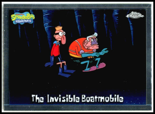 2025 Topps Chrome Spongebob Squarepants #165 The Invisible Boatmobile
