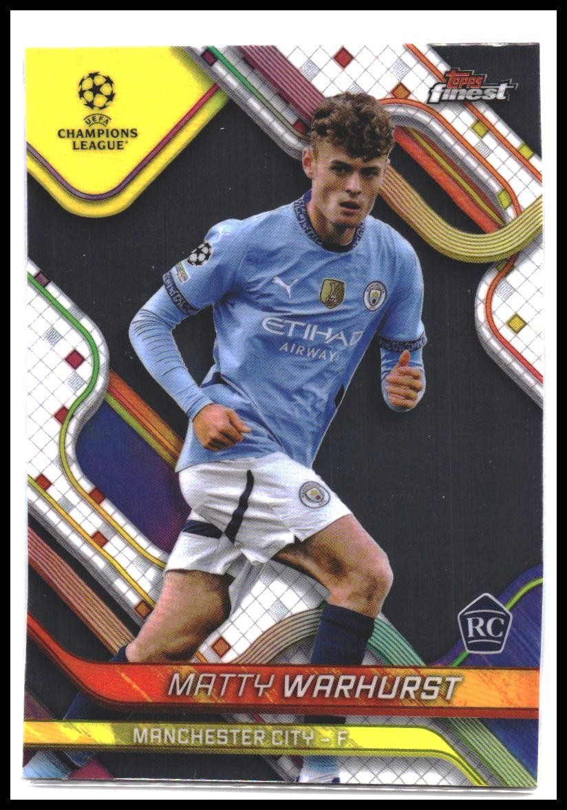 Matty Warhurst #31 2024-25 Finest UEFA Club Competitions Rookie