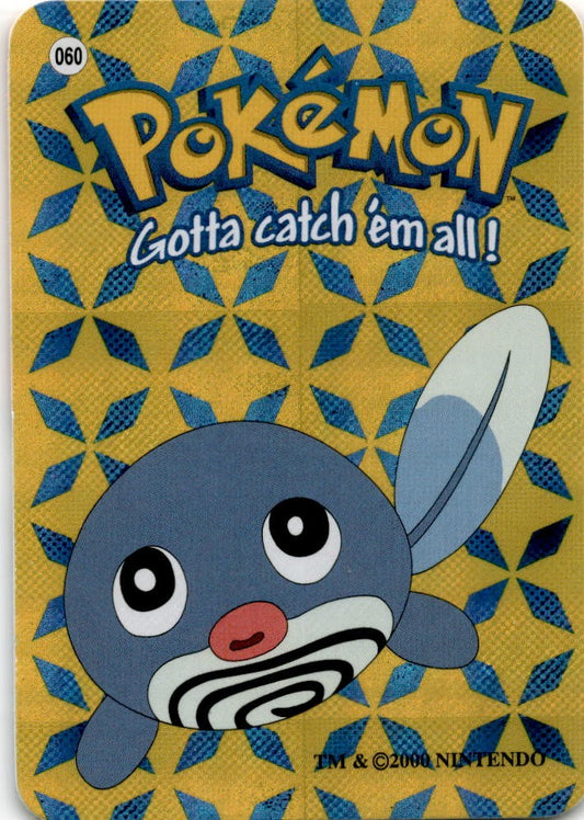 Poliwag #060 2000 Pokémon Vending Priam Holo Sticker Card