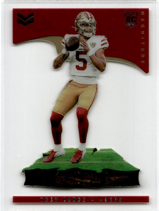 2021 Chronicles Stars & Stripes #MAG-3 Trey Lance Rookie San Francisco 49ers