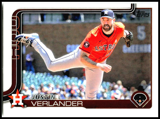2025 Topps #118 Justin Verlander Houston Astros