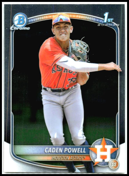 2025 Bowman Chrome #BCP-212 Caden Powell Astro
