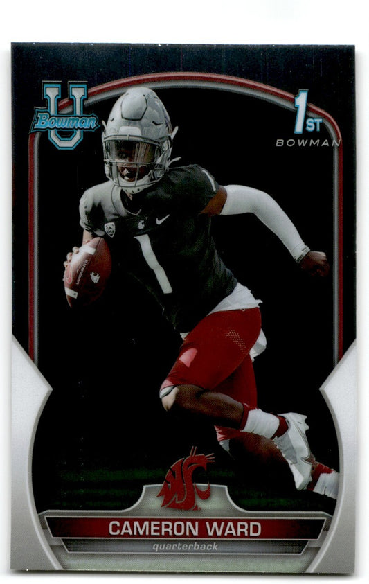 2022 Bowman University Chrome Cameron Ward Washington State Cougars #34